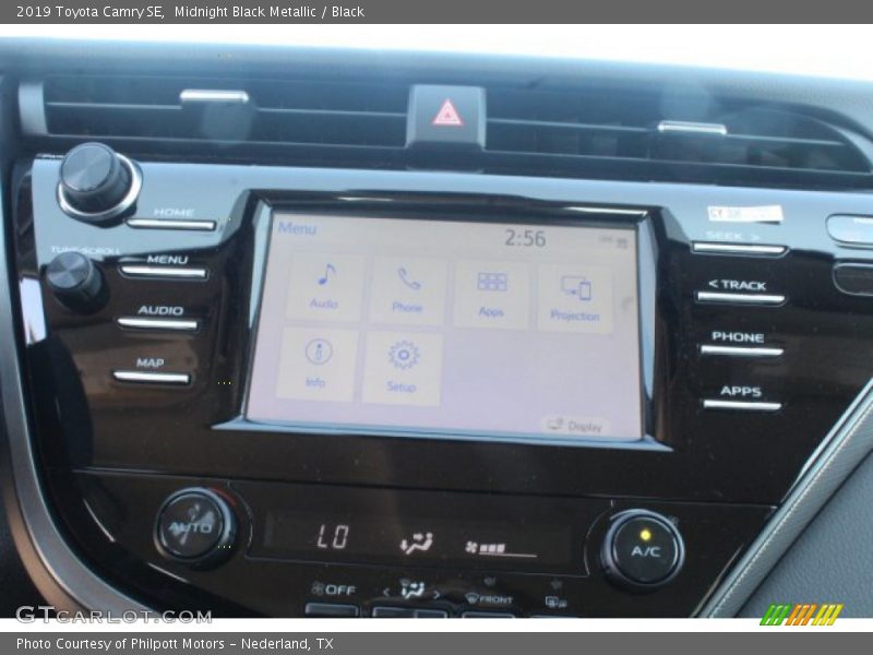 Midnight Black Metallic / Black 2019 Toyota Camry SE