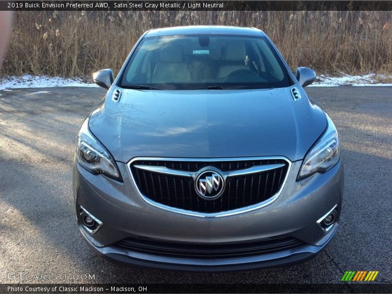 Satin Steel Gray Metallic / Light Neutral 2019 Buick Envision Preferred AWD