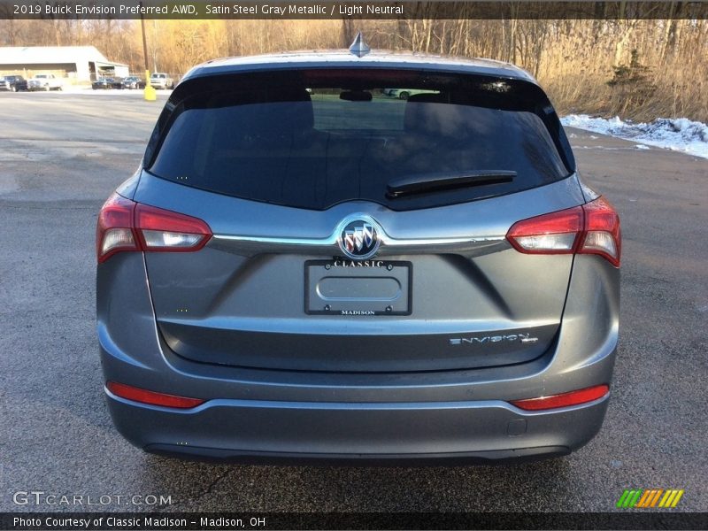 Satin Steel Gray Metallic / Light Neutral 2019 Buick Envision Preferred AWD