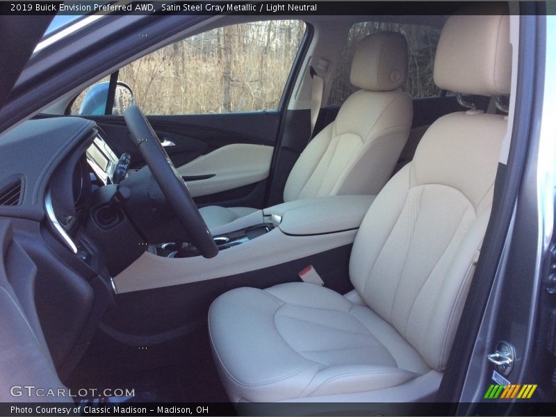 Satin Steel Gray Metallic / Light Neutral 2019 Buick Envision Preferred AWD