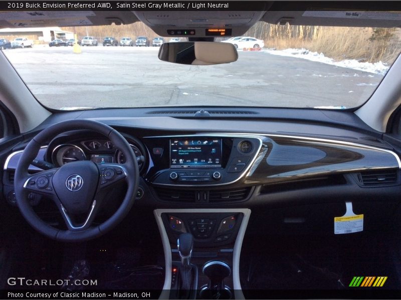 Satin Steel Gray Metallic / Light Neutral 2019 Buick Envision Preferred AWD
