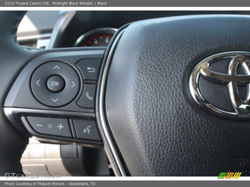 Midnight Black Metallic / Black 2019 Toyota Camry XSE