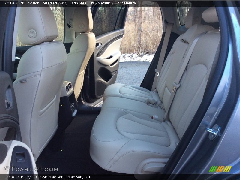Satin Steel Gray Metallic / Light Neutral 2019 Buick Envision Preferred AWD