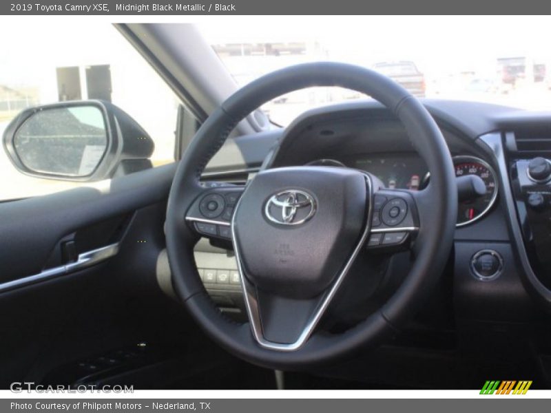 Midnight Black Metallic / Black 2019 Toyota Camry XSE