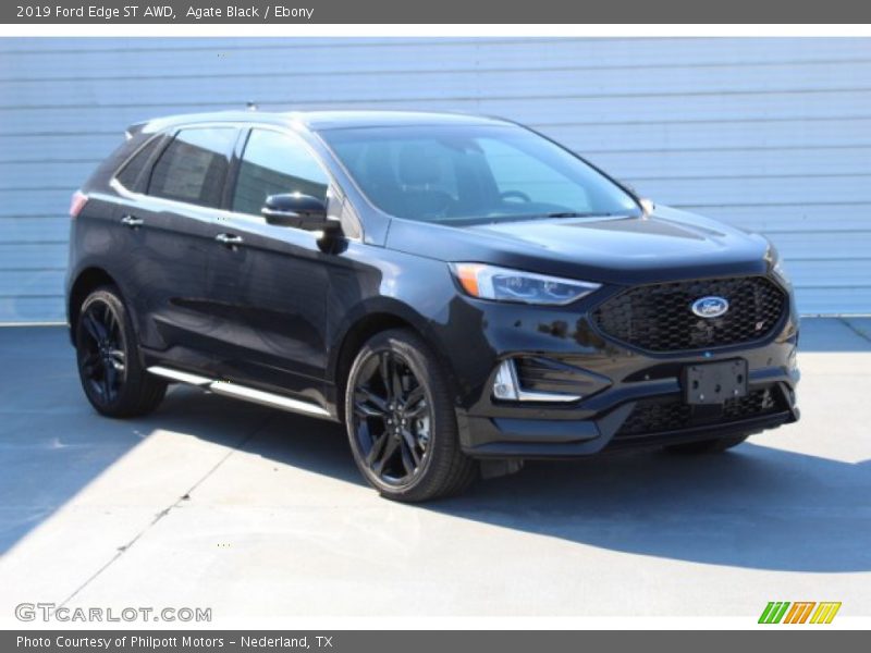 Agate Black / Ebony 2019 Ford Edge ST AWD