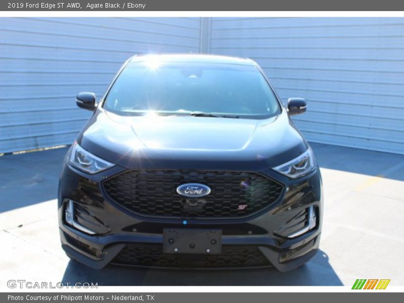 Agate Black / Ebony 2019 Ford Edge ST AWD