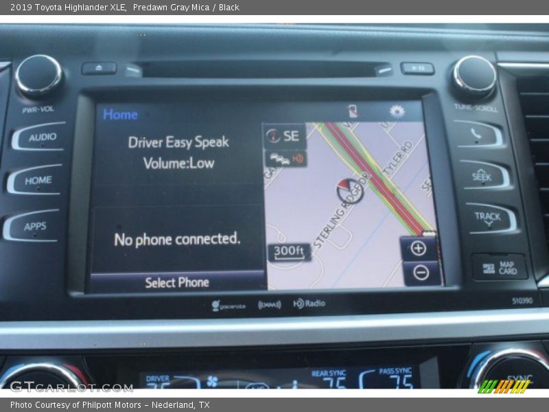 Predawn Gray Mica / Black 2019 Toyota Highlander XLE