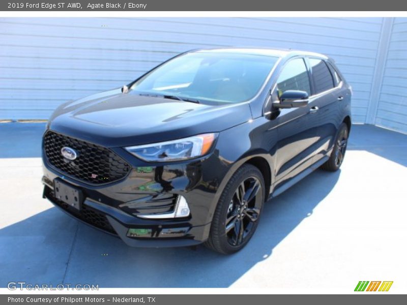 Agate Black / Ebony 2019 Ford Edge ST AWD