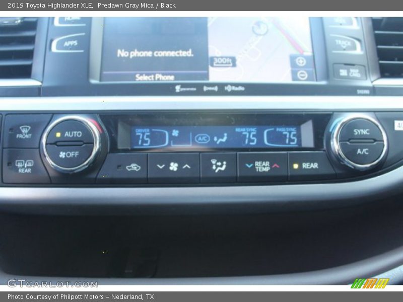 Predawn Gray Mica / Black 2019 Toyota Highlander XLE