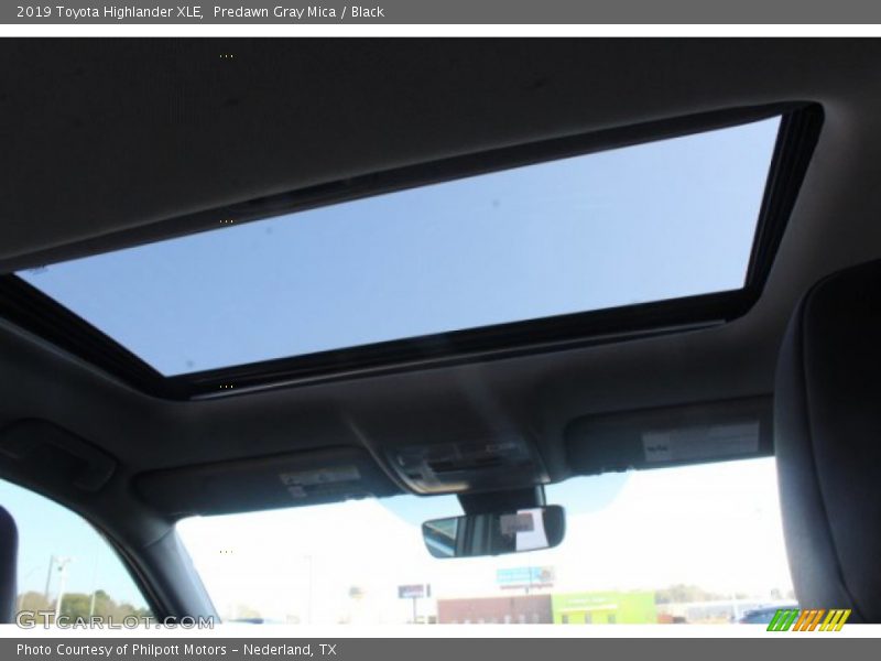 Predawn Gray Mica / Black 2019 Toyota Highlander XLE