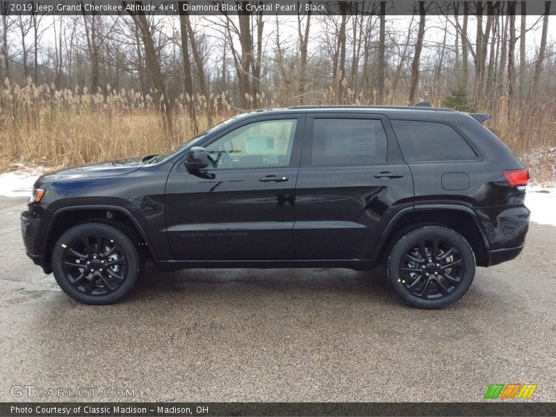 Diamond Black Crystal Pearl / Black 2019 Jeep Grand Cherokee Altitude 4x4