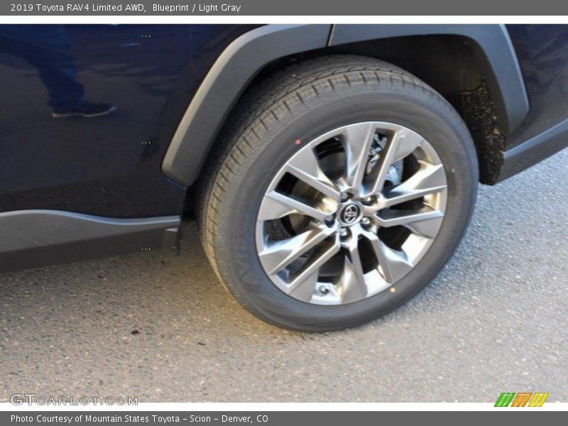 Blueprint / Light Gray 2019 Toyota RAV4 Limited AWD