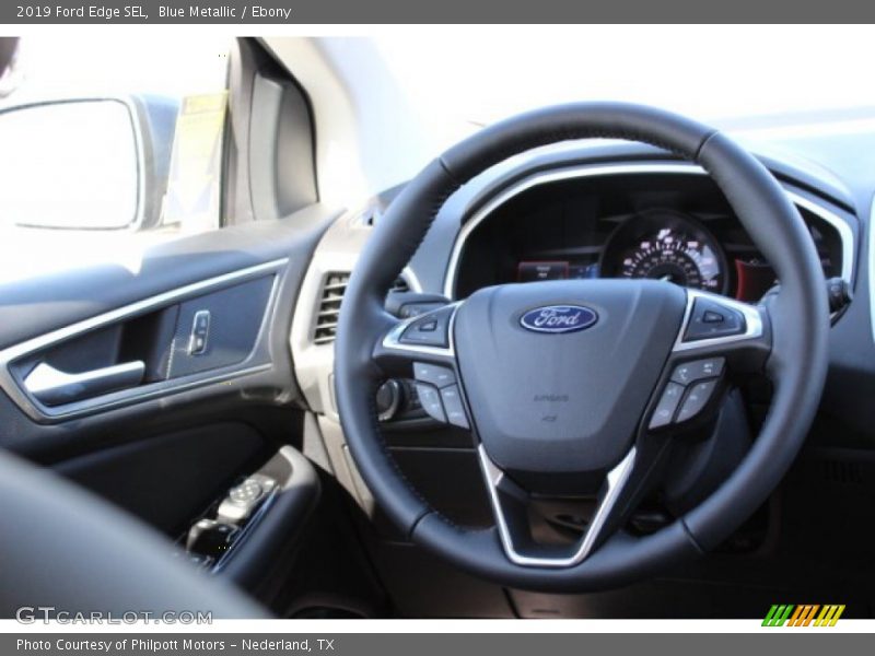 Blue Metallic / Ebony 2019 Ford Edge SEL