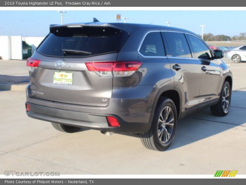 Predawn Gray Mica / Ash 2019 Toyota Highlander LE Plus