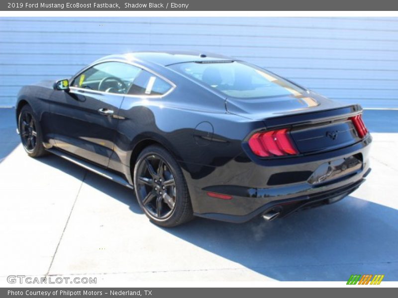 Shadow Black / Ebony 2019 Ford Mustang EcoBoost Fastback