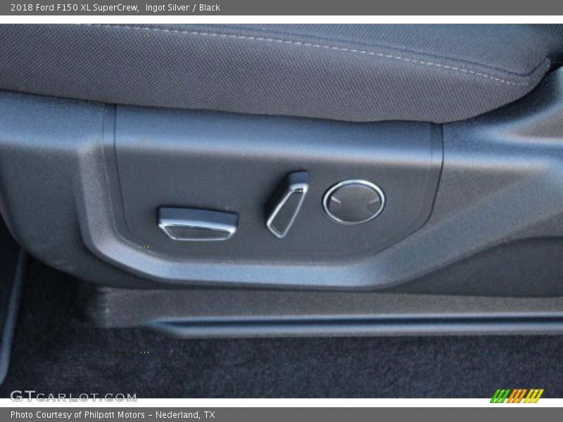 Ingot Silver / Black 2018 Ford F150 XL SuperCrew