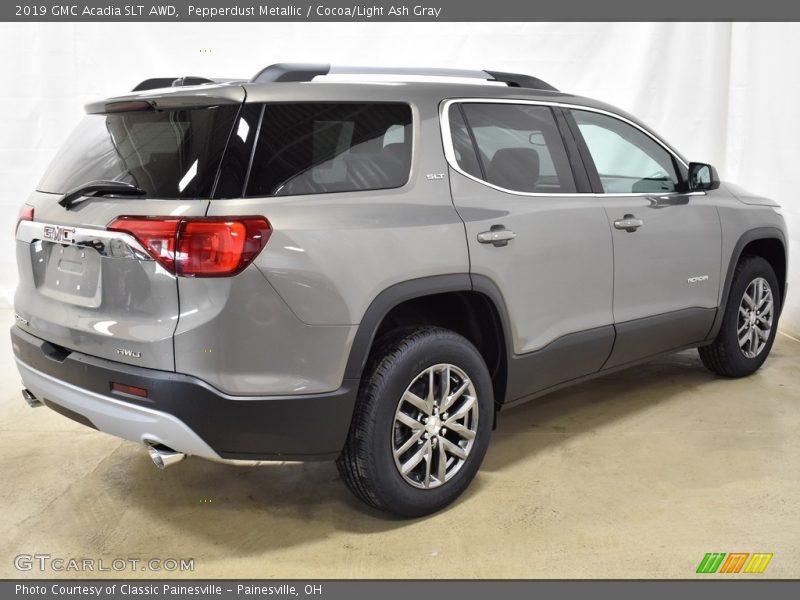 Pepperdust Metallic / Cocoa/Light Ash Gray 2019 GMC Acadia SLT AWD