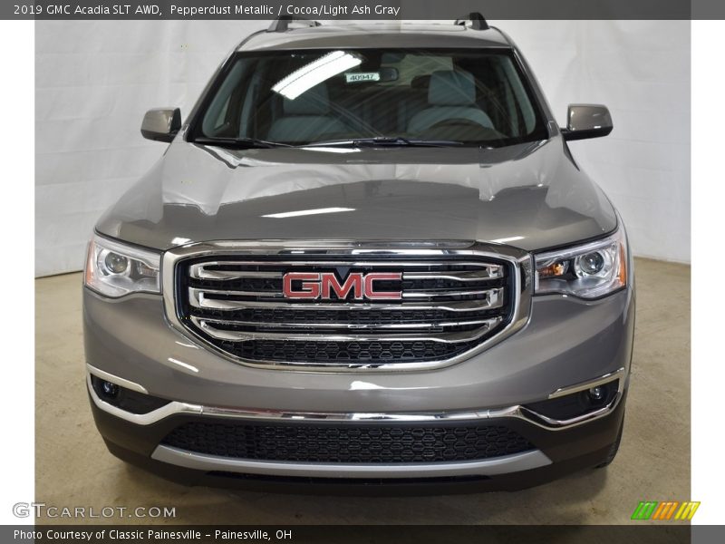 Pepperdust Metallic / Cocoa/Light Ash Gray 2019 GMC Acadia SLT AWD