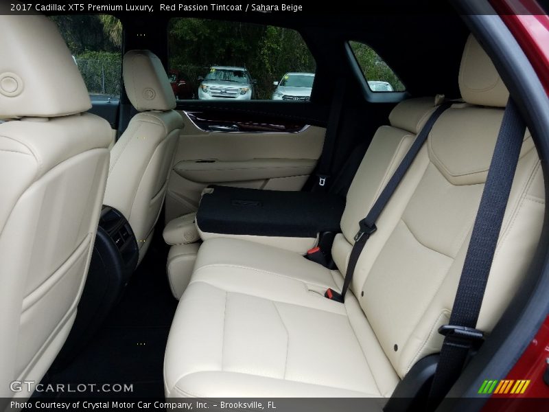 Red Passion Tintcoat / Sahara Beige 2017 Cadillac XT5 Premium Luxury