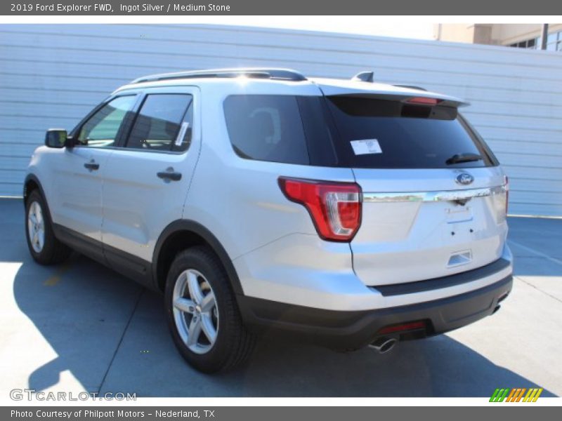 Ingot Silver / Medium Stone 2019 Ford Explorer FWD