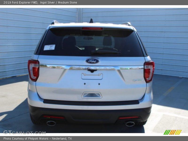 Ingot Silver / Medium Stone 2019 Ford Explorer FWD