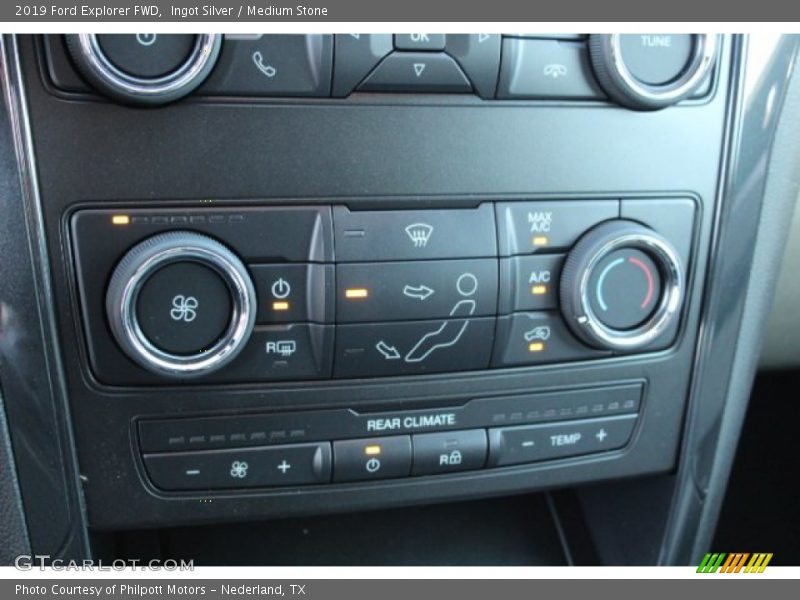 Ingot Silver / Medium Stone 2019 Ford Explorer FWD