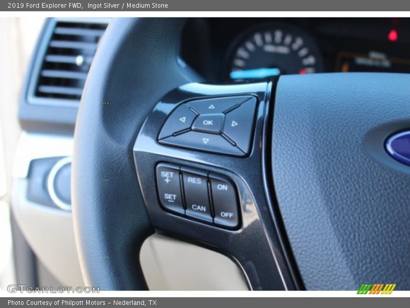 Ingot Silver / Medium Stone 2019 Ford Explorer FWD