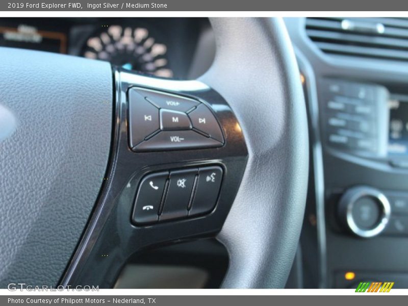 Ingot Silver / Medium Stone 2019 Ford Explorer FWD