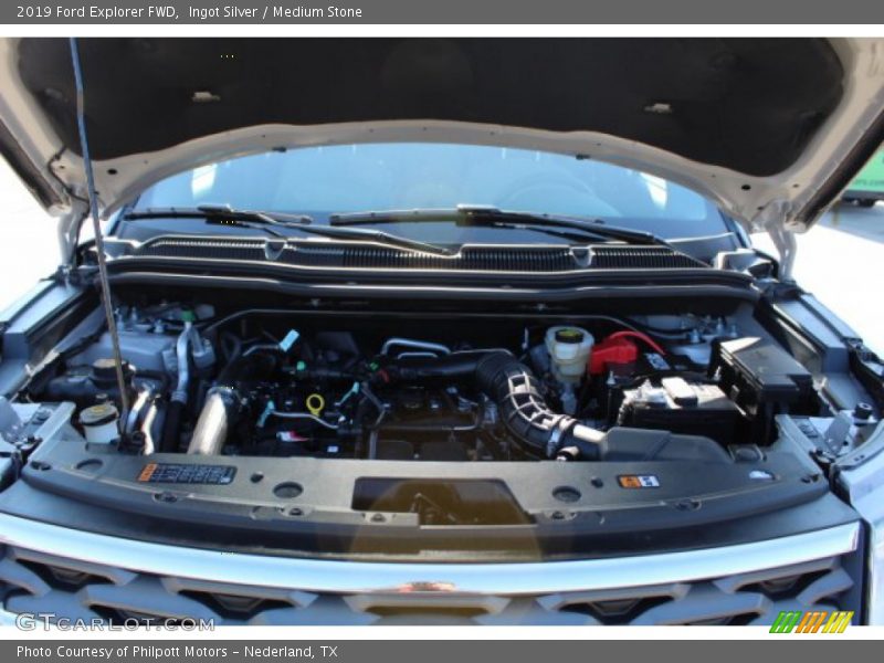 Ingot Silver / Medium Stone 2019 Ford Explorer FWD