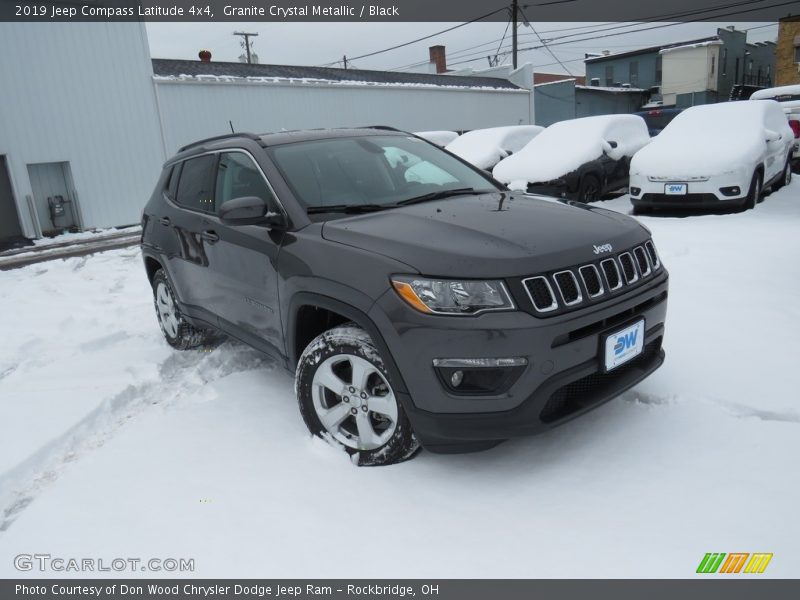 Granite Crystal Metallic / Black 2019 Jeep Compass Latitude 4x4