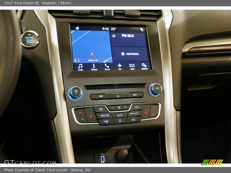 Magnetic / Ebony 2017 Ford Fusion SE