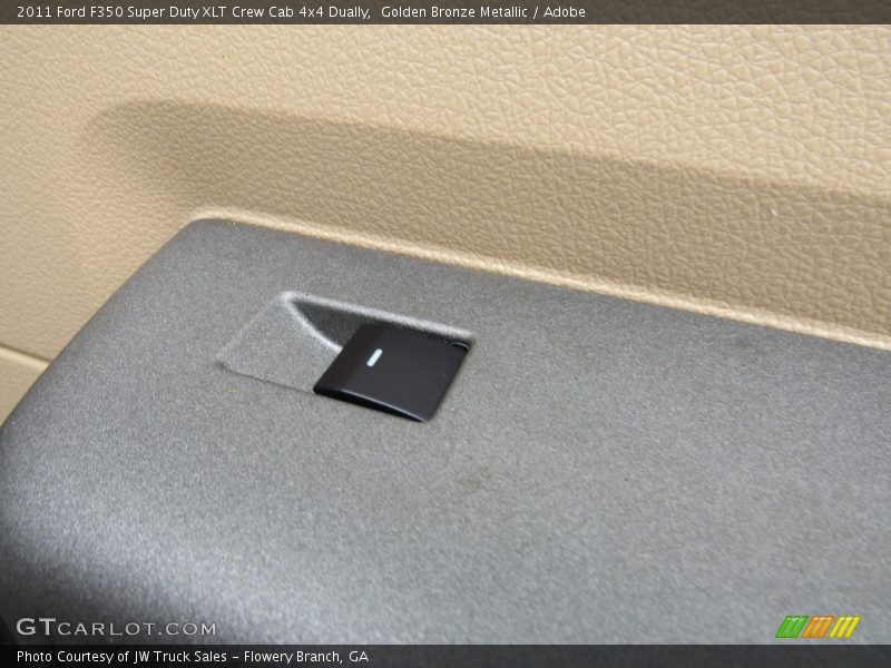 Golden Bronze Metallic / Adobe 2011 Ford F350 Super Duty XLT Crew Cab 4x4 Dually