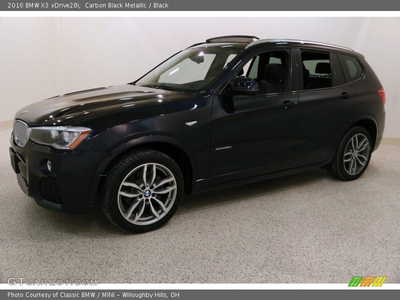 Carbon Black Metallic / Black 2016 BMW X3 xDrive28i