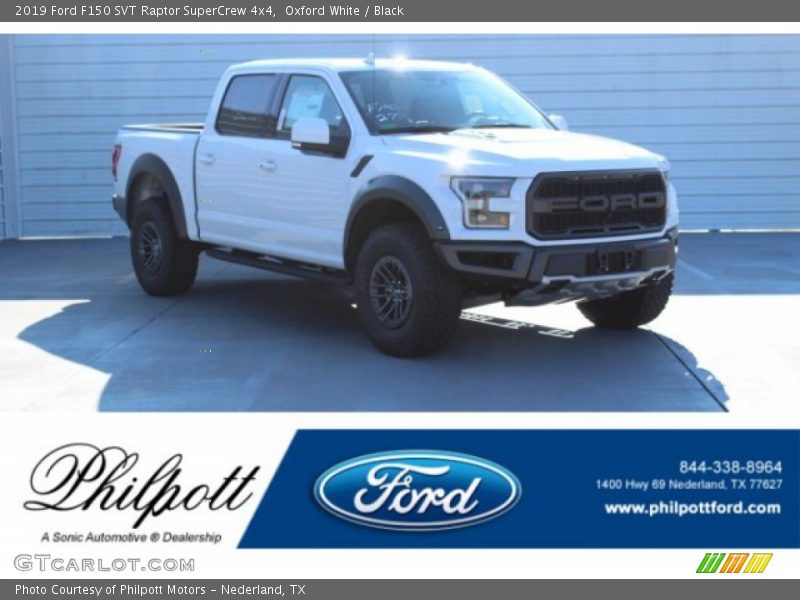 Oxford White / Black 2019 Ford F150 SVT Raptor SuperCrew 4x4