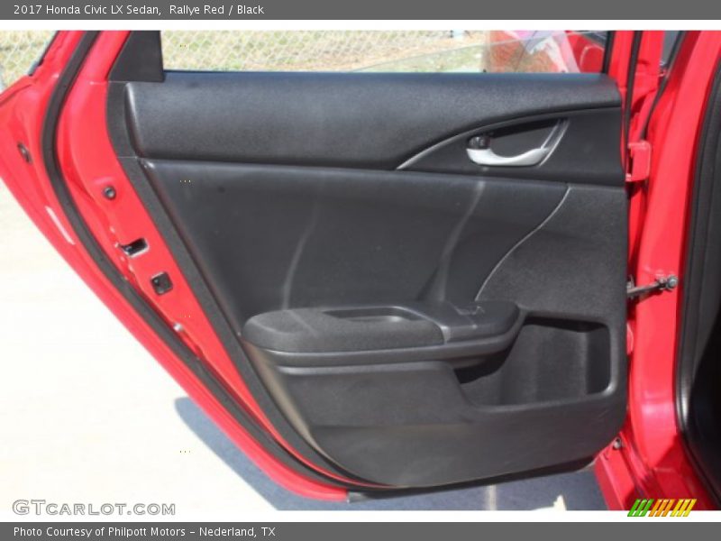 Rallye Red / Black 2017 Honda Civic LX Sedan