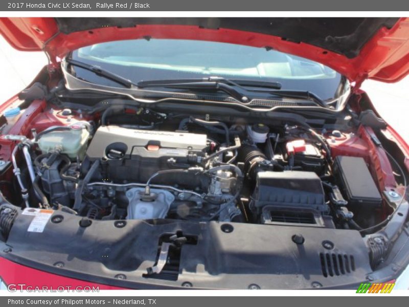 Rallye Red / Black 2017 Honda Civic LX Sedan