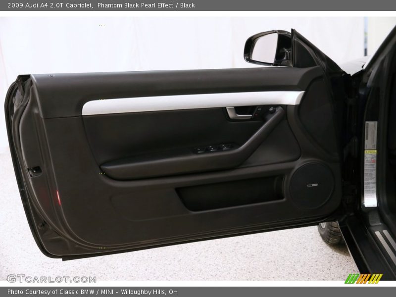 Phantom Black Pearl Effect / Black 2009 Audi A4 2.0T Cabriolet