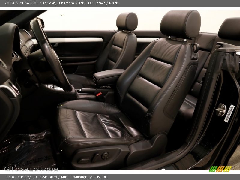 Phantom Black Pearl Effect / Black 2009 Audi A4 2.0T Cabriolet