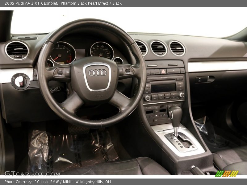 Phantom Black Pearl Effect / Black 2009 Audi A4 2.0T Cabriolet