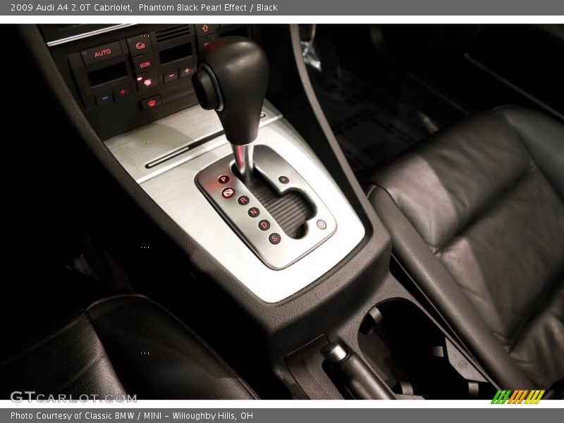 Phantom Black Pearl Effect / Black 2009 Audi A4 2.0T Cabriolet