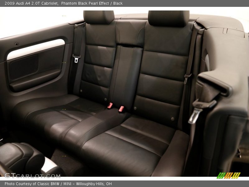 Phantom Black Pearl Effect / Black 2009 Audi A4 2.0T Cabriolet