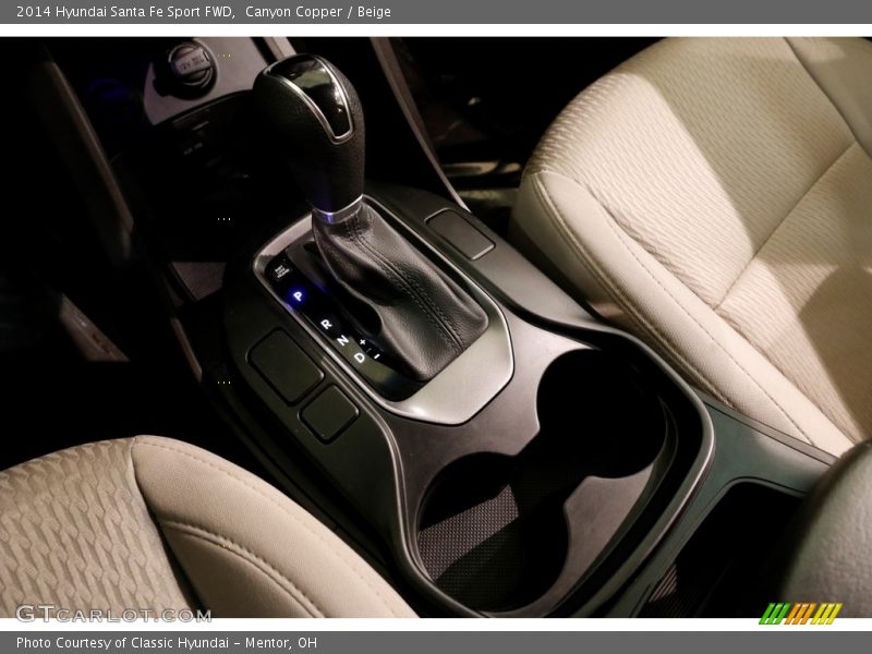 Canyon Copper / Beige 2014 Hyundai Santa Fe Sport FWD