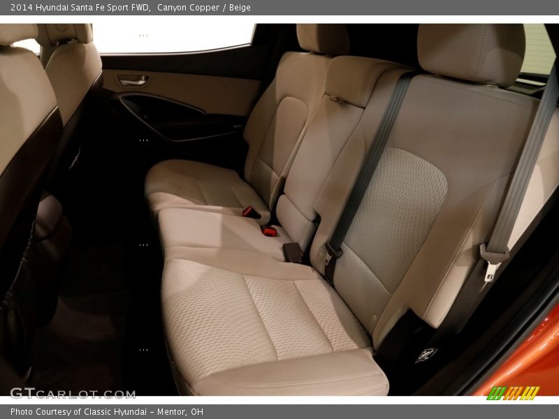 Canyon Copper / Beige 2014 Hyundai Santa Fe Sport FWD