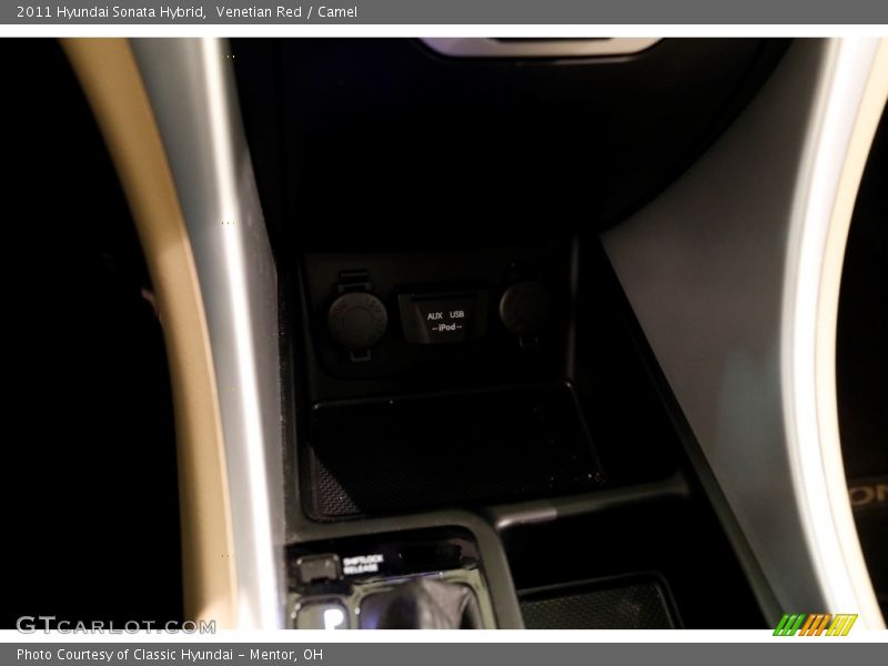Venetian Red / Camel 2011 Hyundai Sonata Hybrid