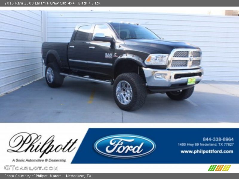 Black / Black 2015 Ram 2500 Laramie Crew Cab 4x4