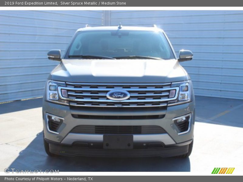 Silver Spruce Metallic / Medium Stone 2019 Ford Expedition Limited