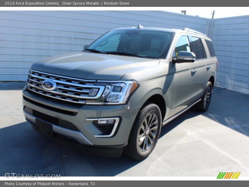 Silver Spruce Metallic / Medium Stone 2019 Ford Expedition Limited