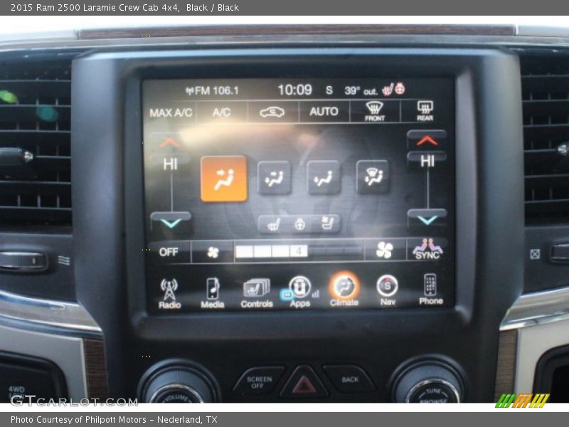 Black / Black 2015 Ram 2500 Laramie Crew Cab 4x4