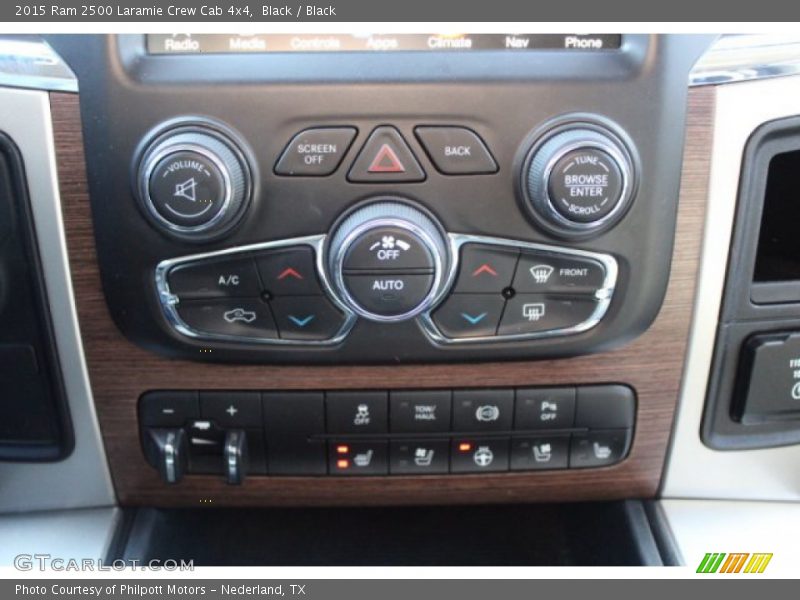 Black / Black 2015 Ram 2500 Laramie Crew Cab 4x4