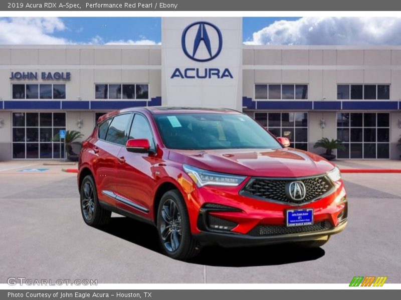Performance Red Pearl / Ebony 2019 Acura RDX A-Spec